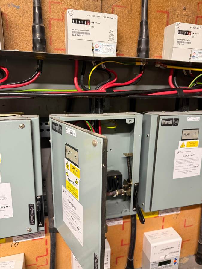 Residential care homes: Communal intake and flat isolators under inspection