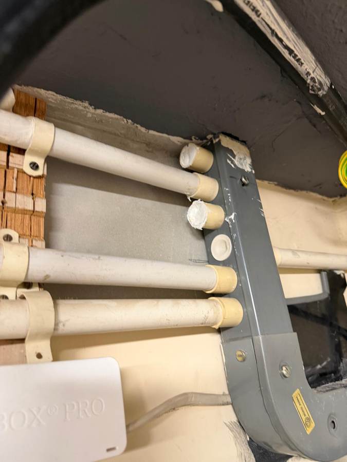 Residential care homes: Conduit and trunking in the communal areas