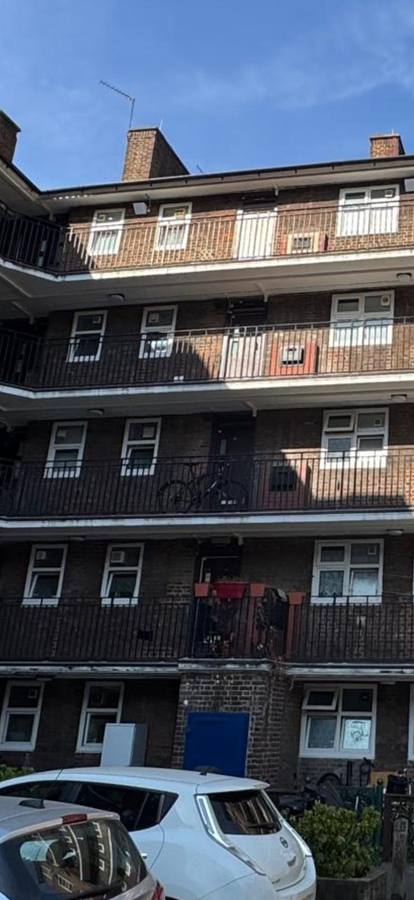 Lateral mains works: One of the two residential blocks
